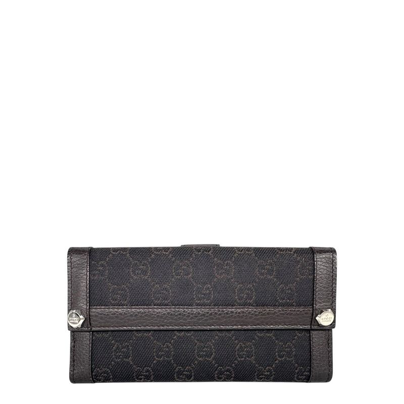 Gucci Monogram Continental Charmy Wallet