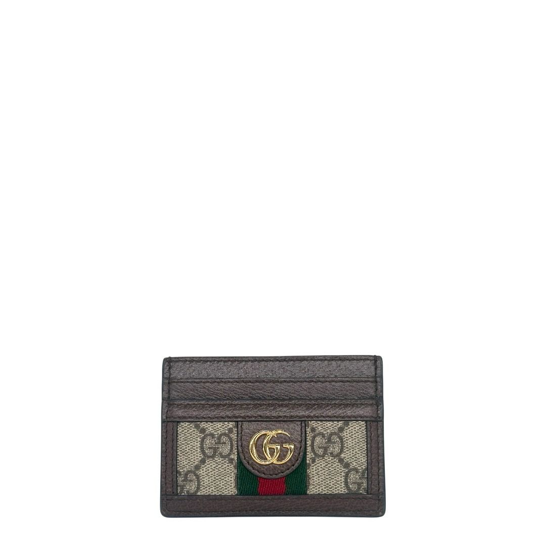 Gucci GG Supreme Monogram Ophidia Card Holder