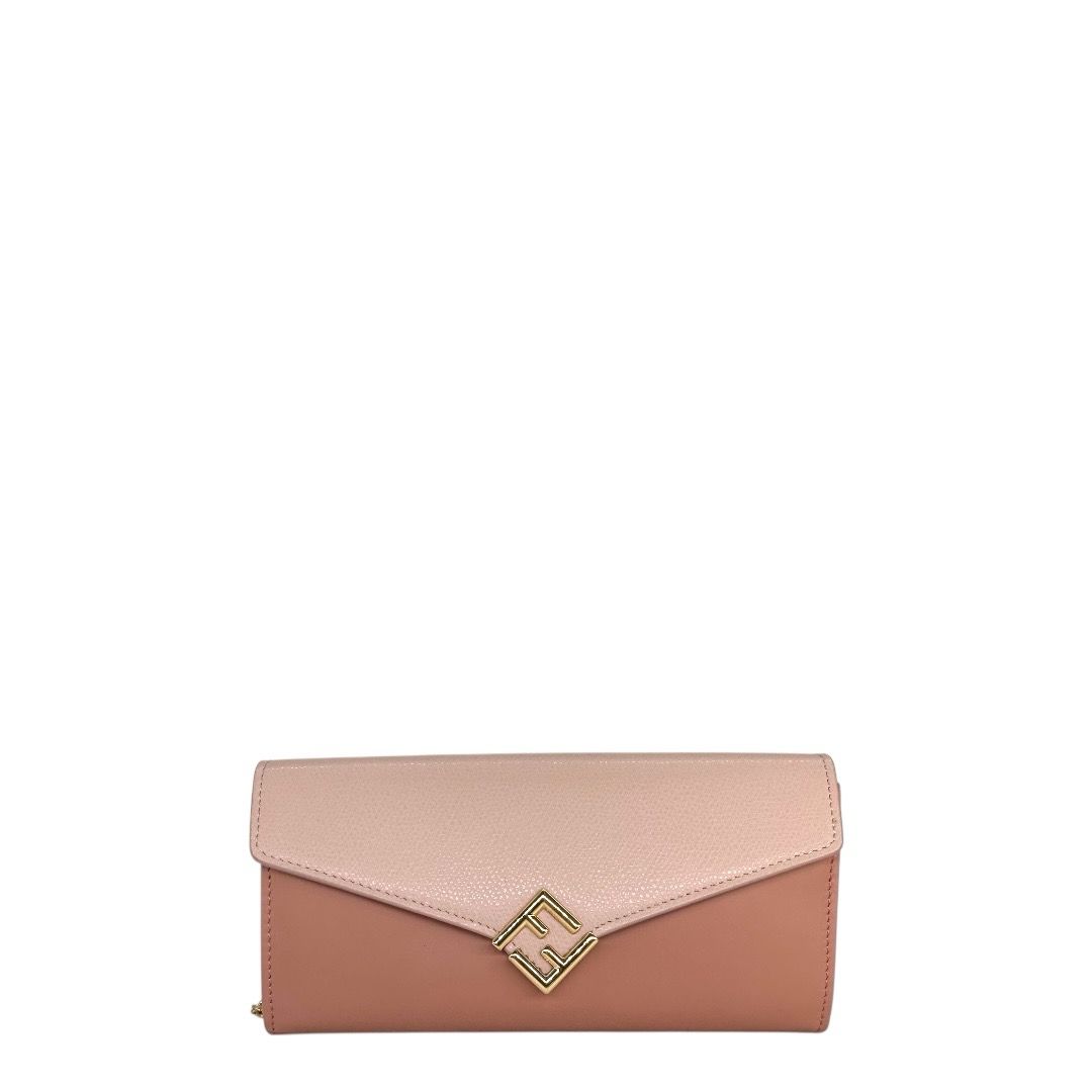 Fendi FF Diamonds Continental Wallet On Chain