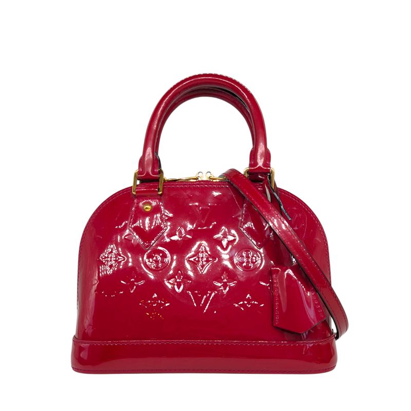 Louis Vuitton Vernis Alma BB Berry