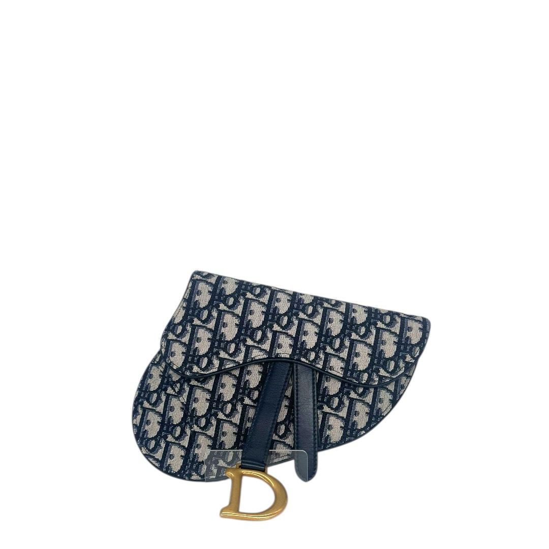 Christian Dior Oblique Saddle Belt Pouch