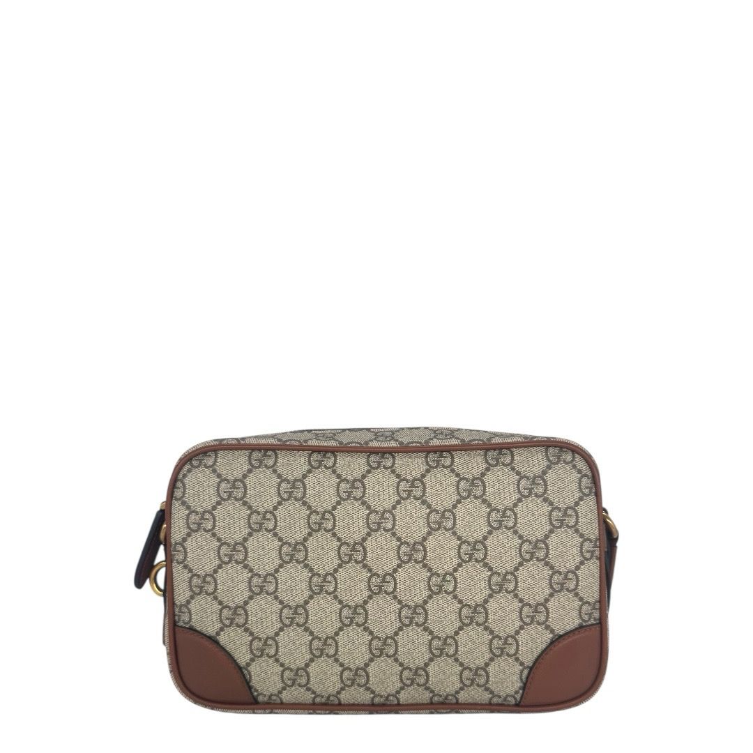 Gucci GG Supreme Monogram Emblem Small Shoulder Bag