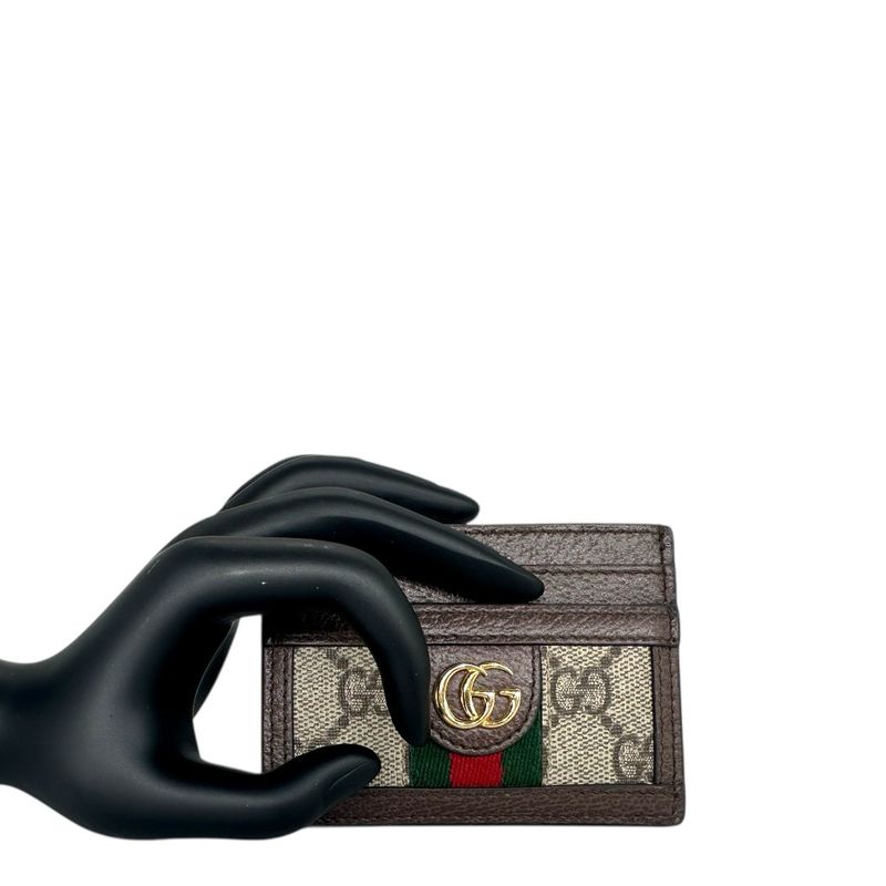 Gucci GG Supreme Monogram Ophidia Card Holder