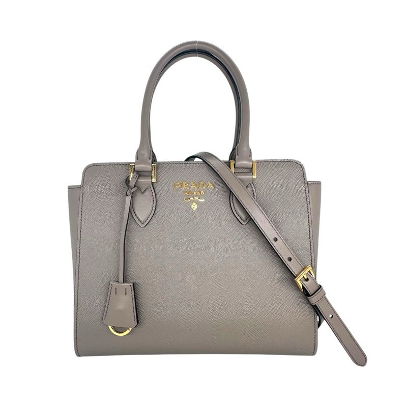 Prada Saffiano Soft Calfskin Two-Way Zippered Tote