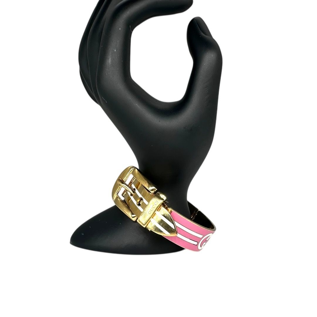 Gucci Pink Buckle Bracelet