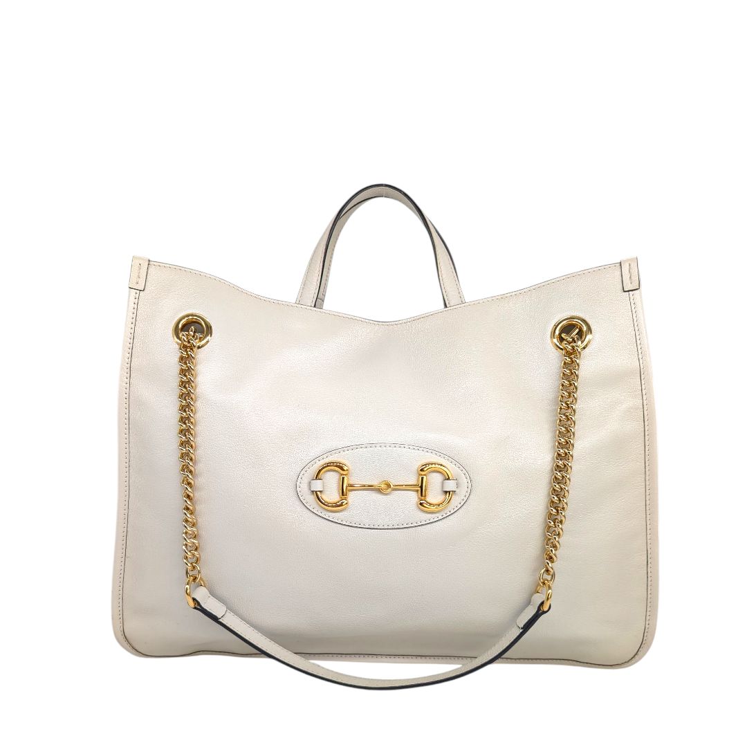 Gucci Leather Horsebit 1955 Chain Tote