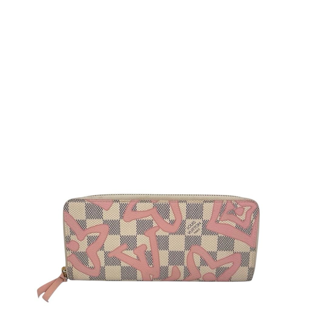 Louis Vuitton Clemence Damier Azur Tahitienne Wallet