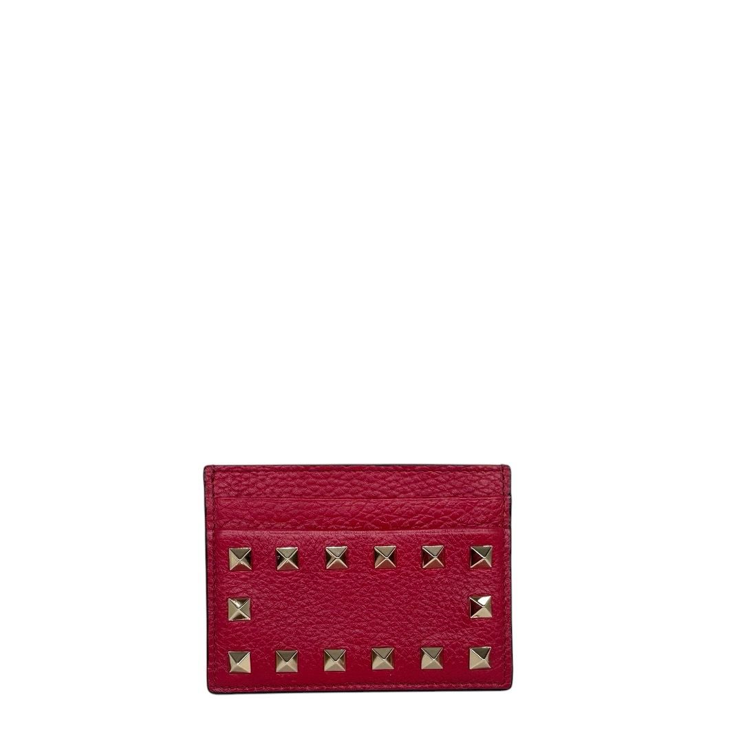 Valentino Garavani Rockstud Leather Cardholder