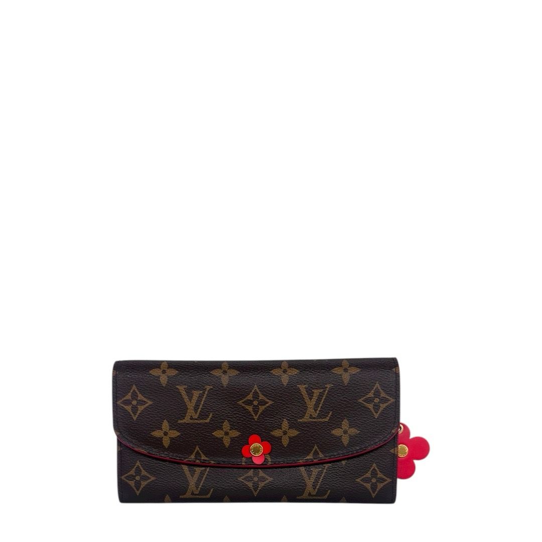Louis Vuitton Monogram Bloom Flower Emilie Wallet