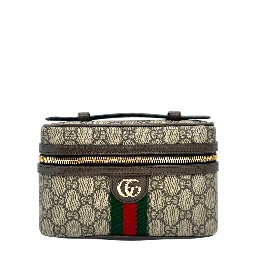 Gucci GG Supreme Ophidia Small Vanity Shoulder Bag