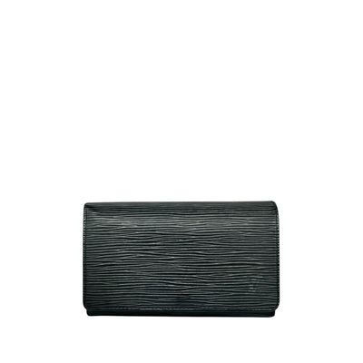 Louis Vuitton Black Epi Snap Wallet