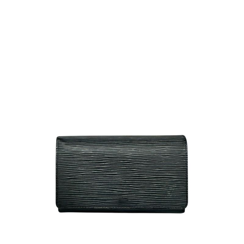 Louis Vuitton Black Epi Snap Wallet