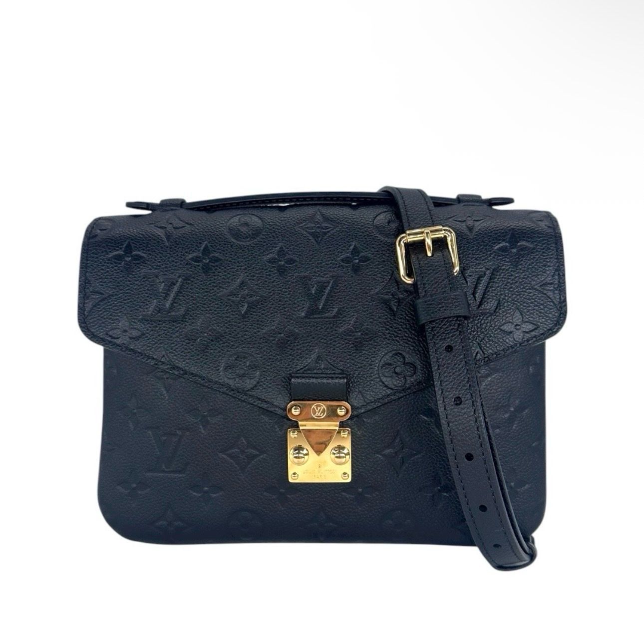 Louis Vuitton Black Empreinte Pochette Metis