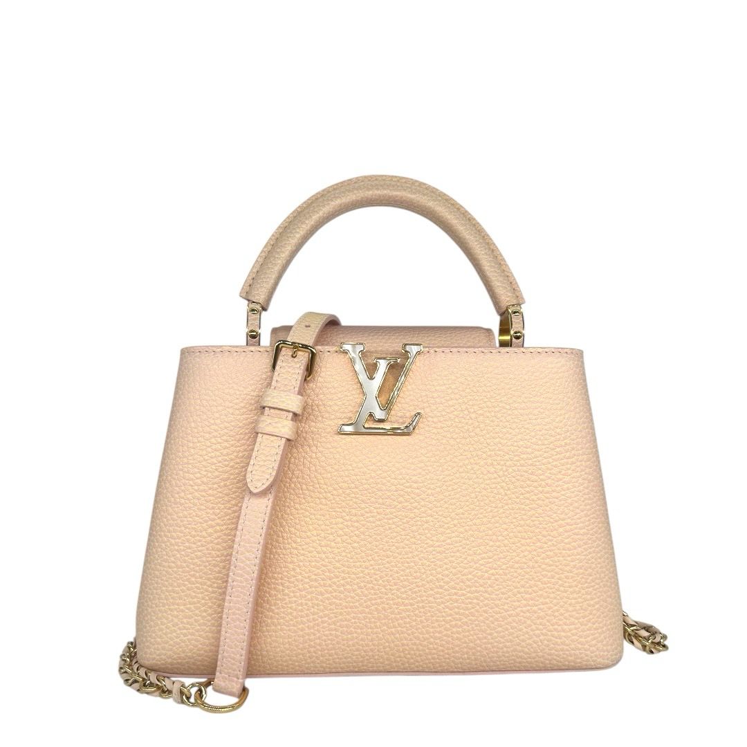 Louis Vuitton Metallic Taurillon Capucines BB