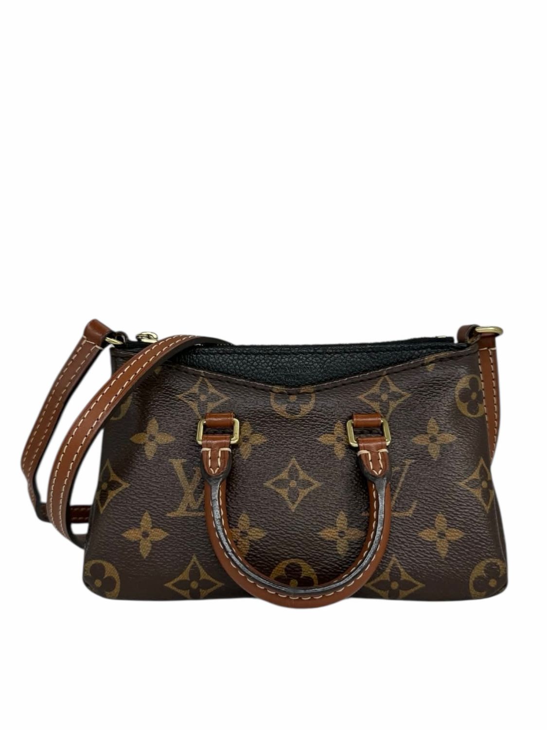Louis Vuitton Nano Pallas Monogram Crossbody Bag