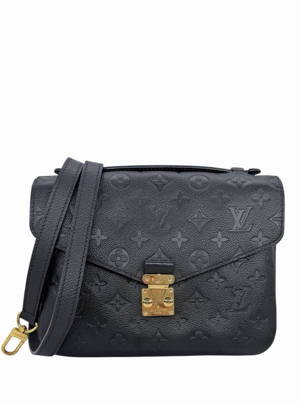 Louis Vuitton Black Empreinte Pochette Metis