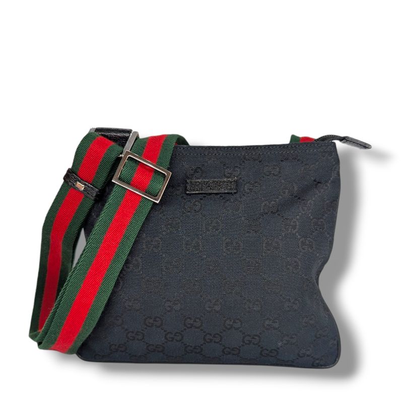 Gucci Monogram Web Messenger Bag