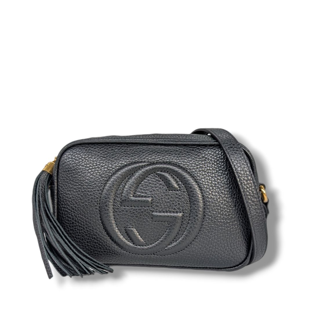 Gucci Pebbled Calfskin Mini Soho Disco Bag