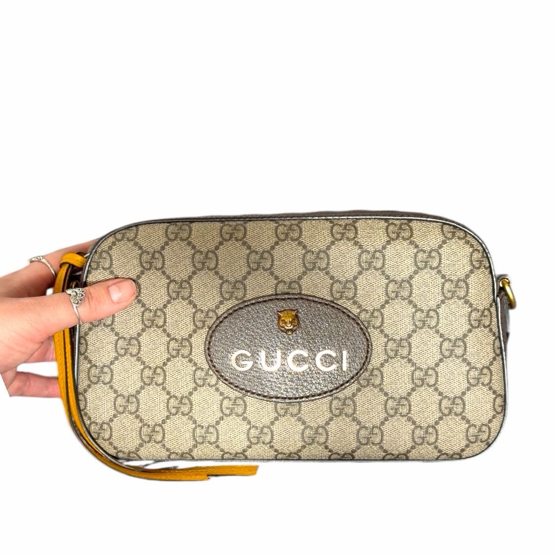Gucci GG Supreme Monogram Web Neo Vintage Shoulder