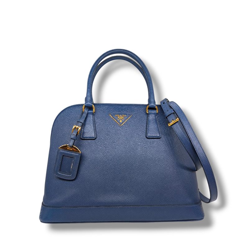 Prada Saffiano Lux Medium Promenade Tote.