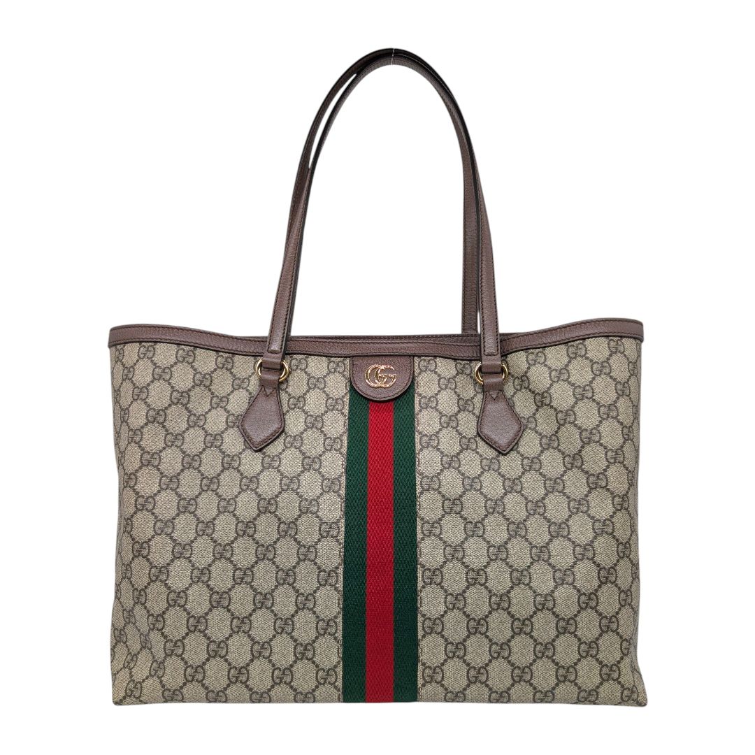 Gucci Supreme Monogram Medium Ophidia Shopping Tote.