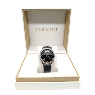 Versace Black Stainless Steel Krios Watch