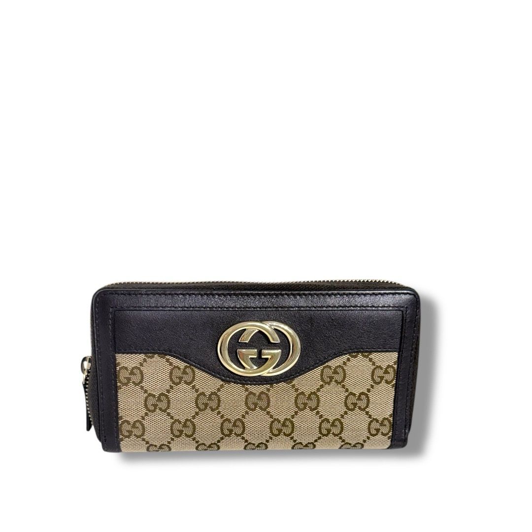 Gucci Monogram Margaux Calfskin Sukey Continental Organizer Wallet