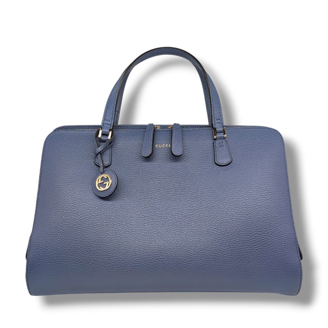 Gucci Interlocking G Handbag (Blue)
