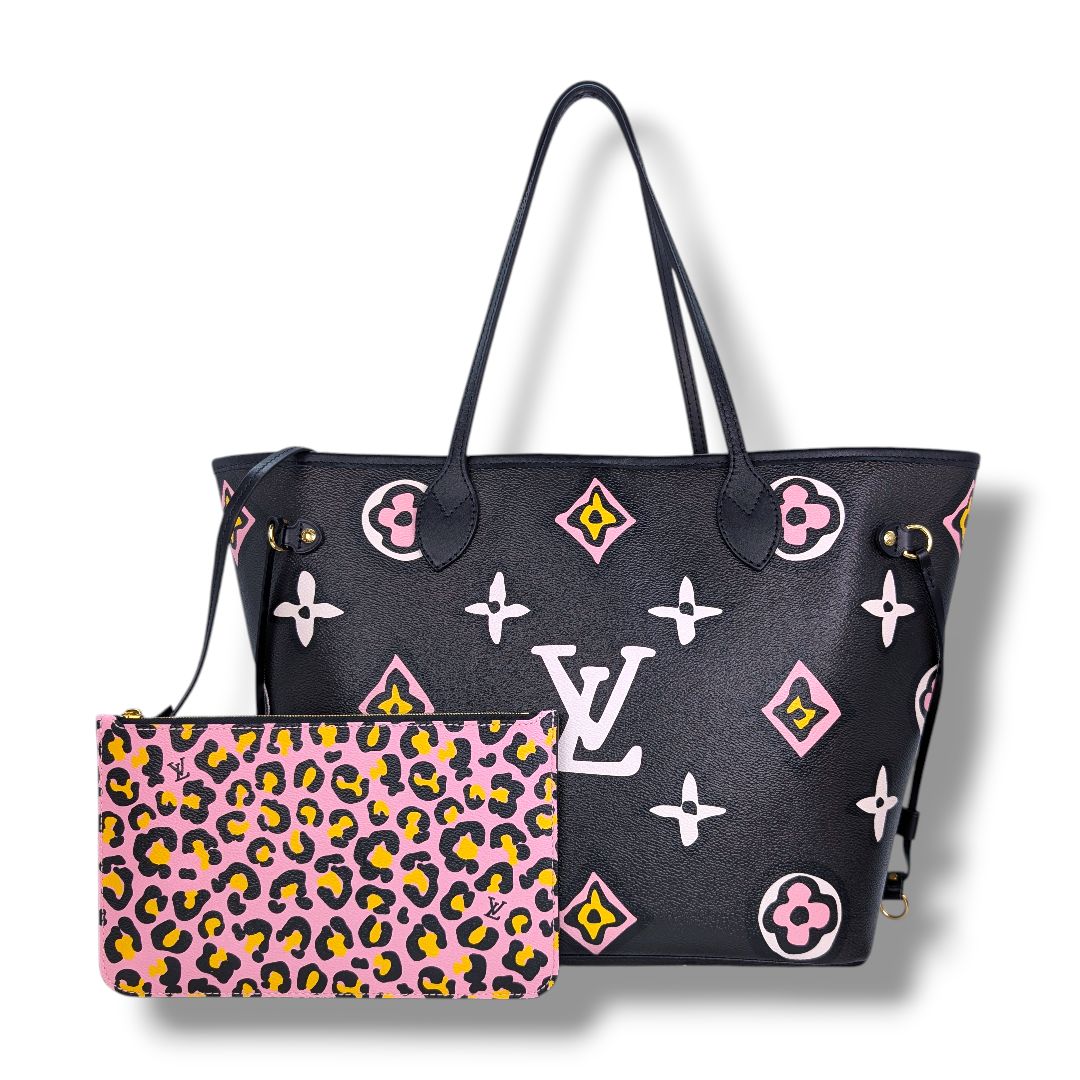 Louis Vuitton Monogram Giant Wild At Heart Neverfull MM