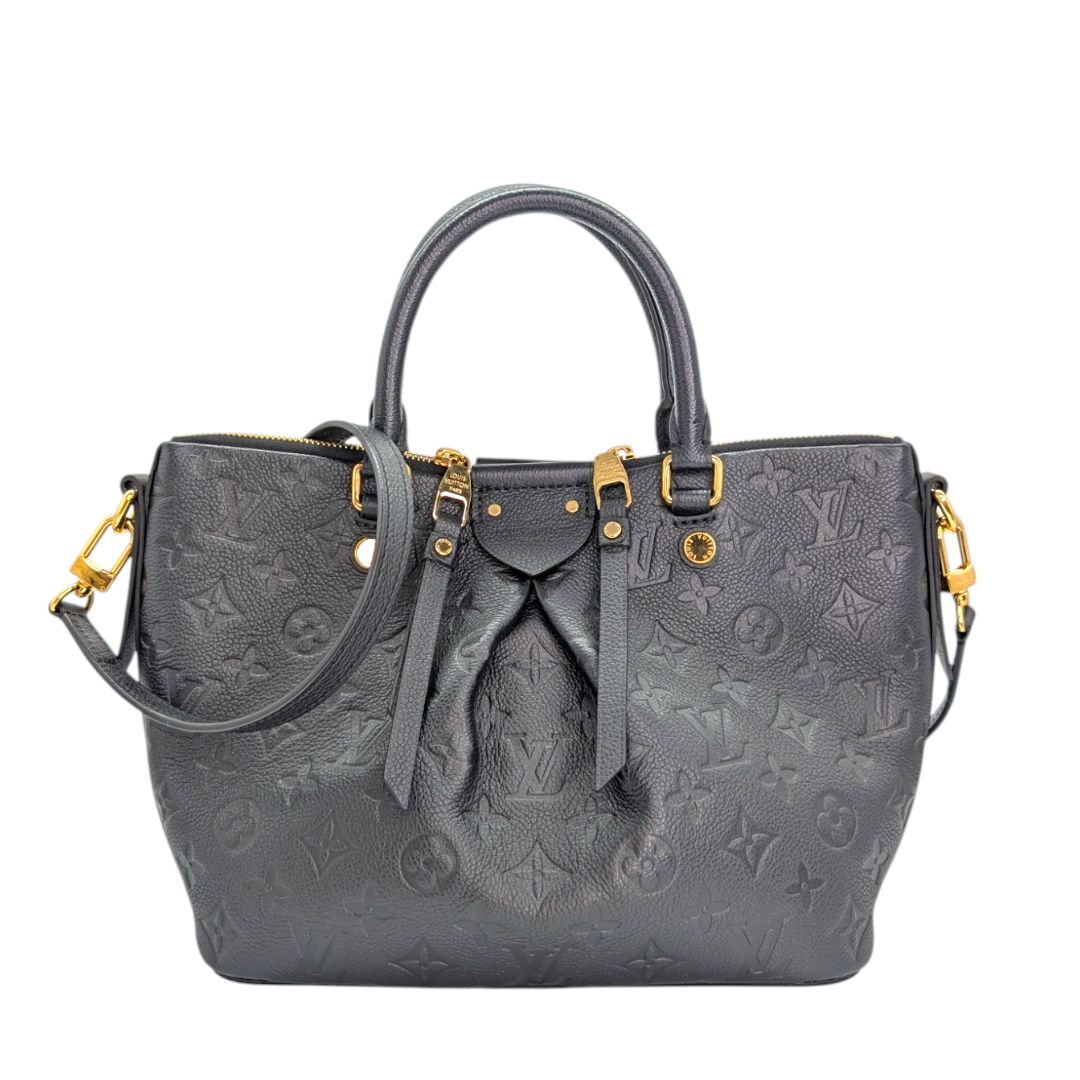 Louis Vuitton Black Empreinte Mazarine PM
