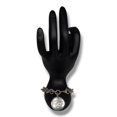 Tiffany &amp; Co. Vintage Return to Tiffany Round Tag Charm Bracelet