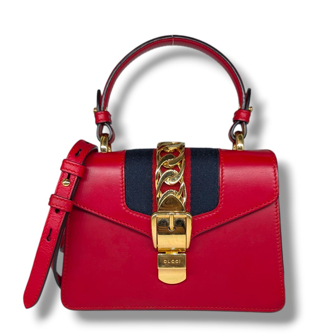 Gucci Mini Sylvie Chain Shoulder Bag