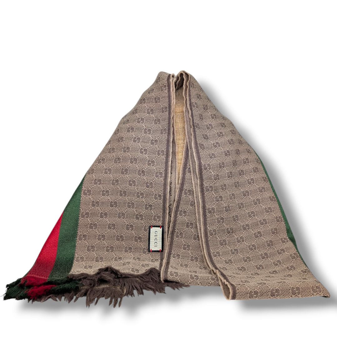 Gucci GG Supreme Wool Scarf