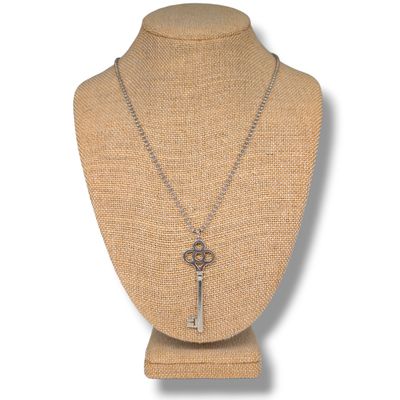 Tiffany &amp; Co Large Crown Key Pendant Necklace