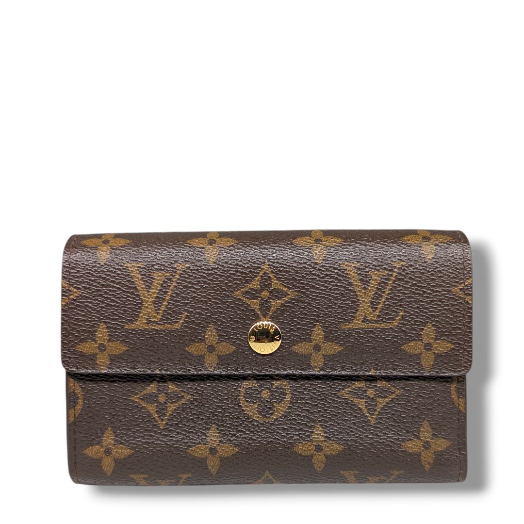 Louis Vuitton Monogram Porte Tressor Etui Papiers Wallet