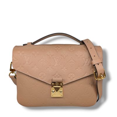 Louis Vuitton Tan Empreinte Monogram Pochette Metis