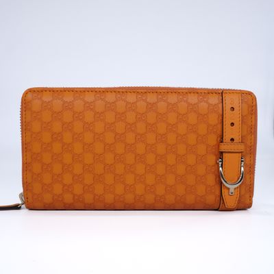 Gucci long wallet orange