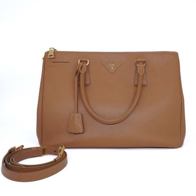 Prada Lux Double Zip Galleria Large