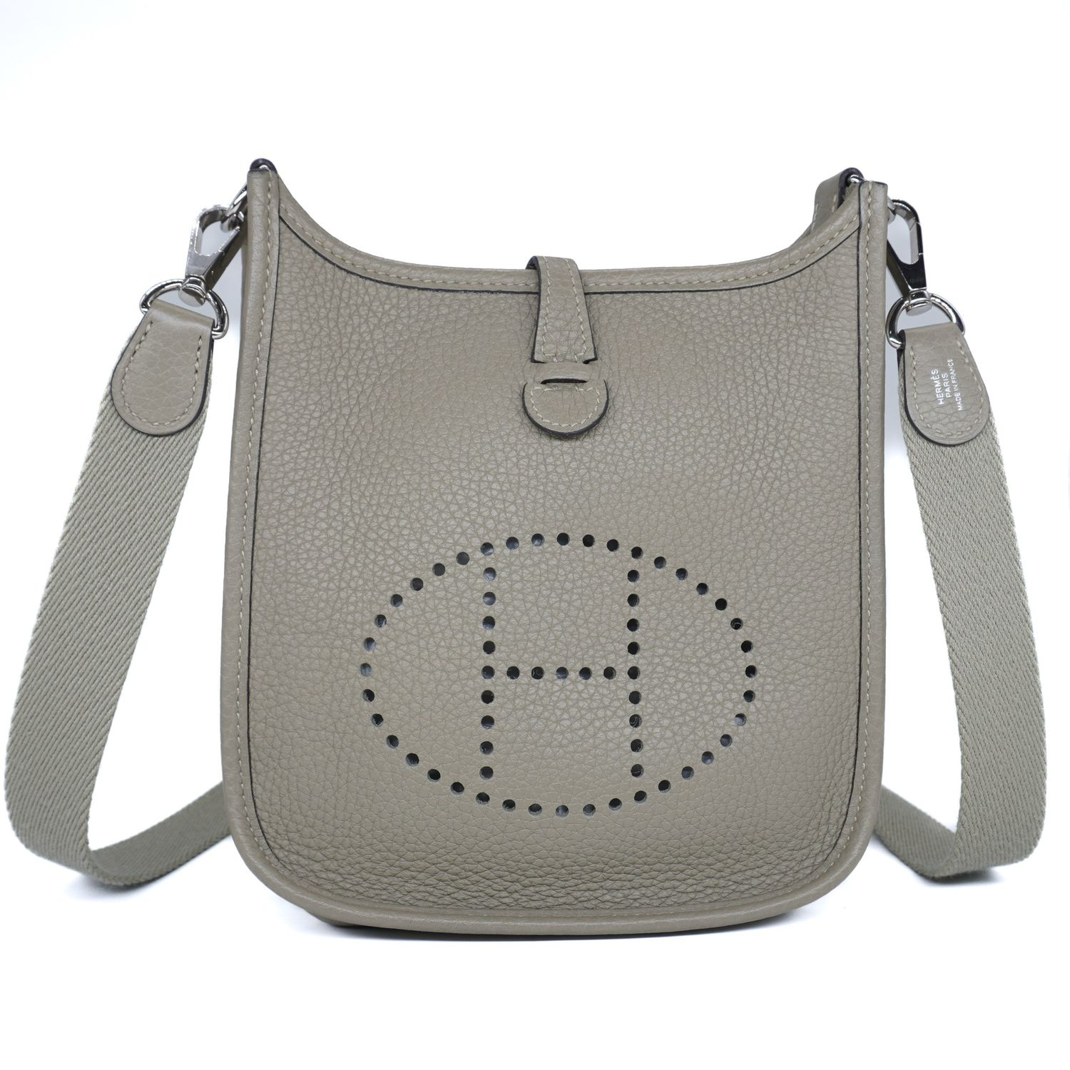Hermes Evelyne TPM Clemence Leather Palladium hardware