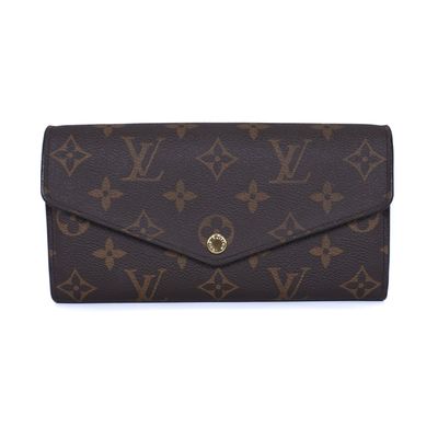 Louis Vuitton Monogram Sarah Wallet Red