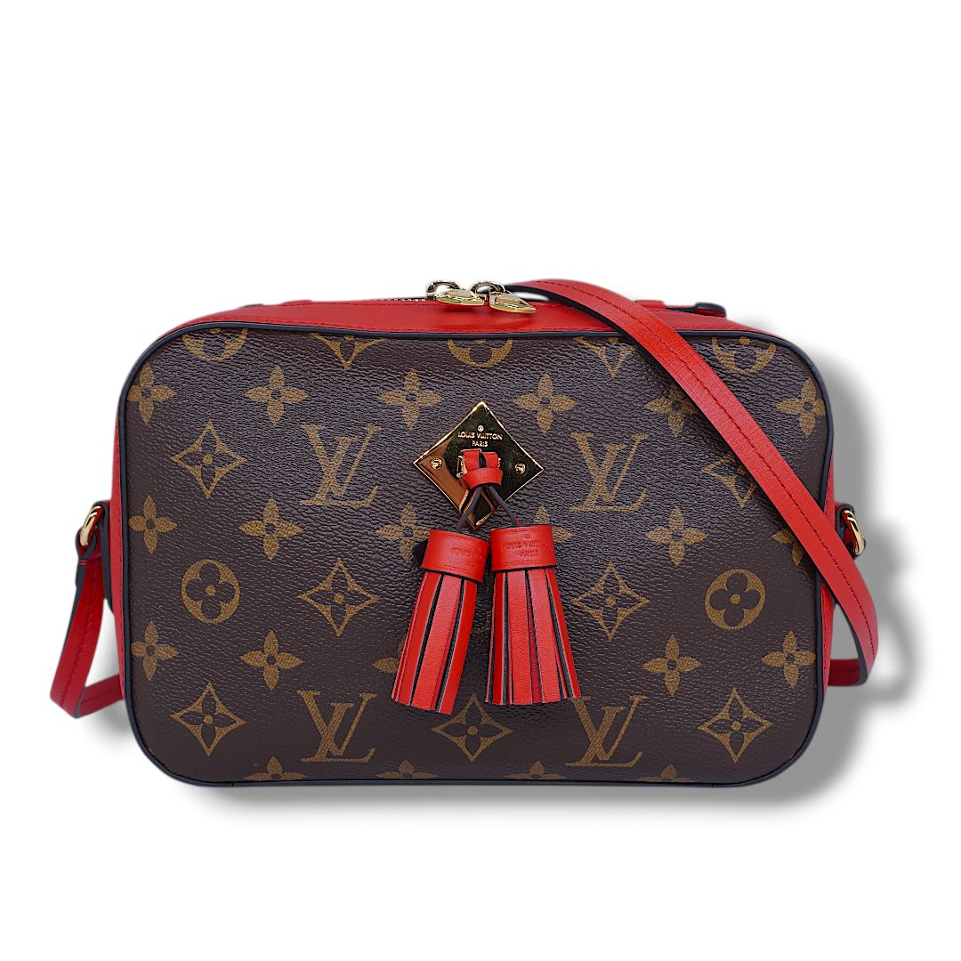 Louis Vuitton Monogram and Red saintonge