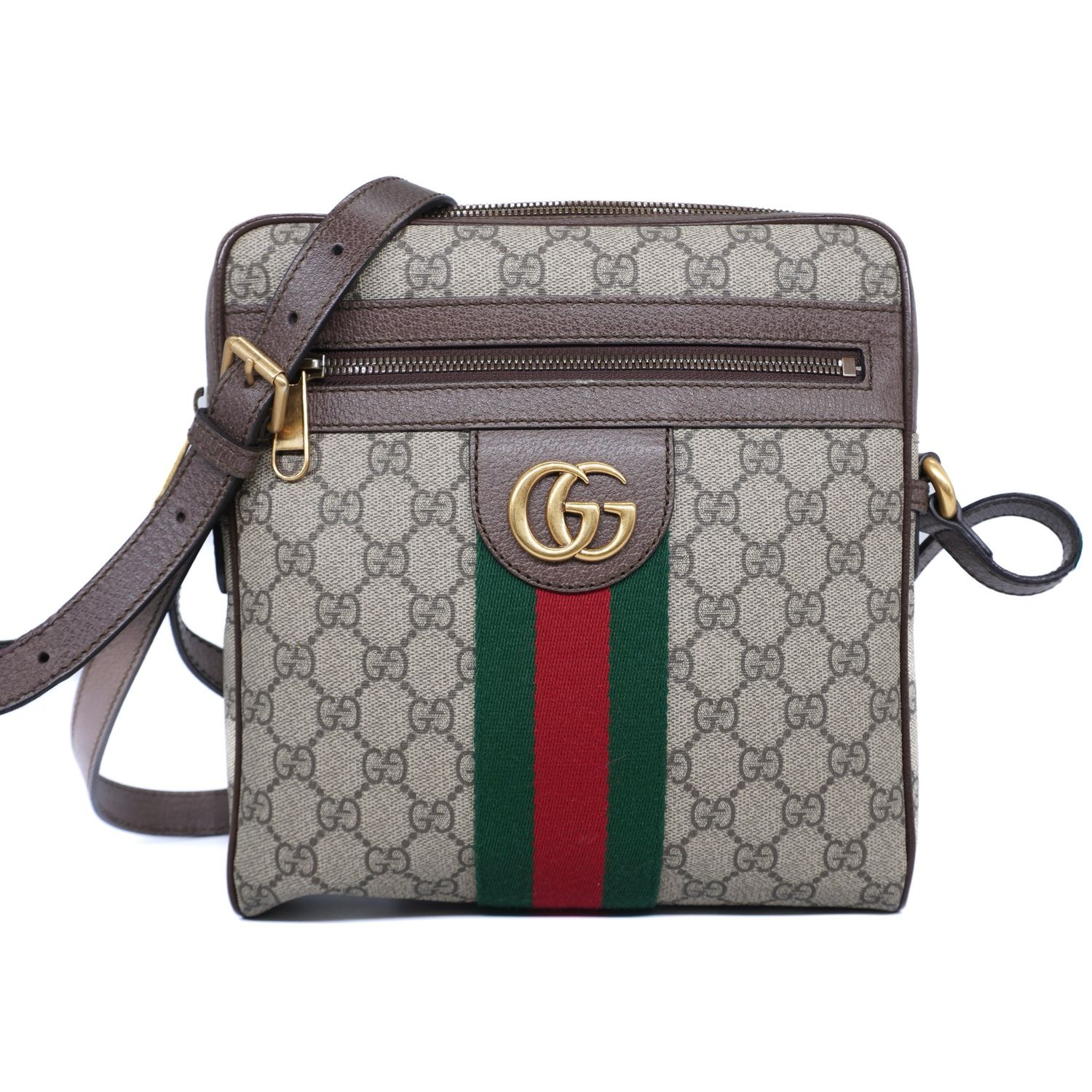 Gucci GG Supreme Monogram Web Small Ophidia Messenger