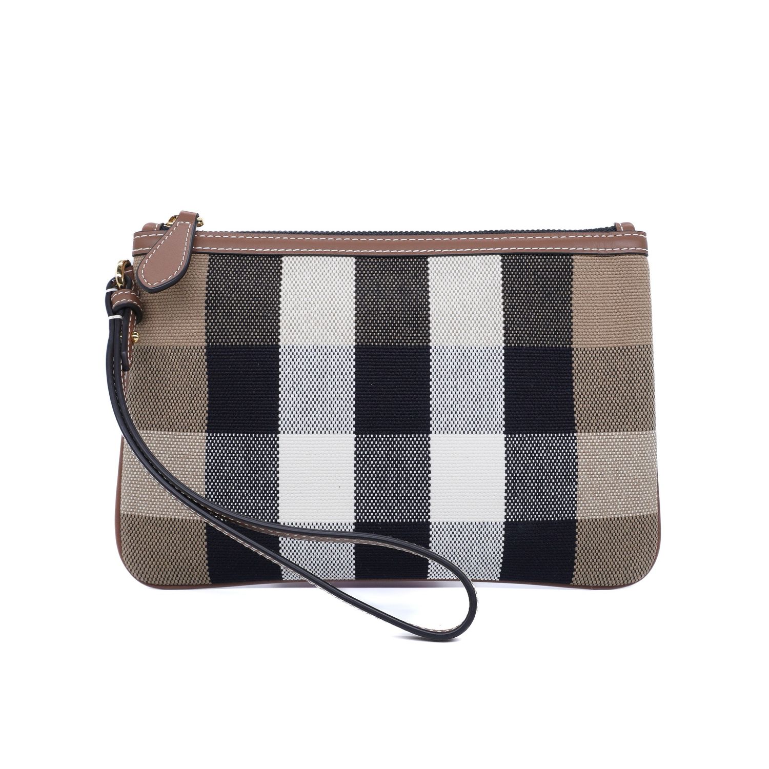 Burberry House Check Peyton Wristlet Pouch