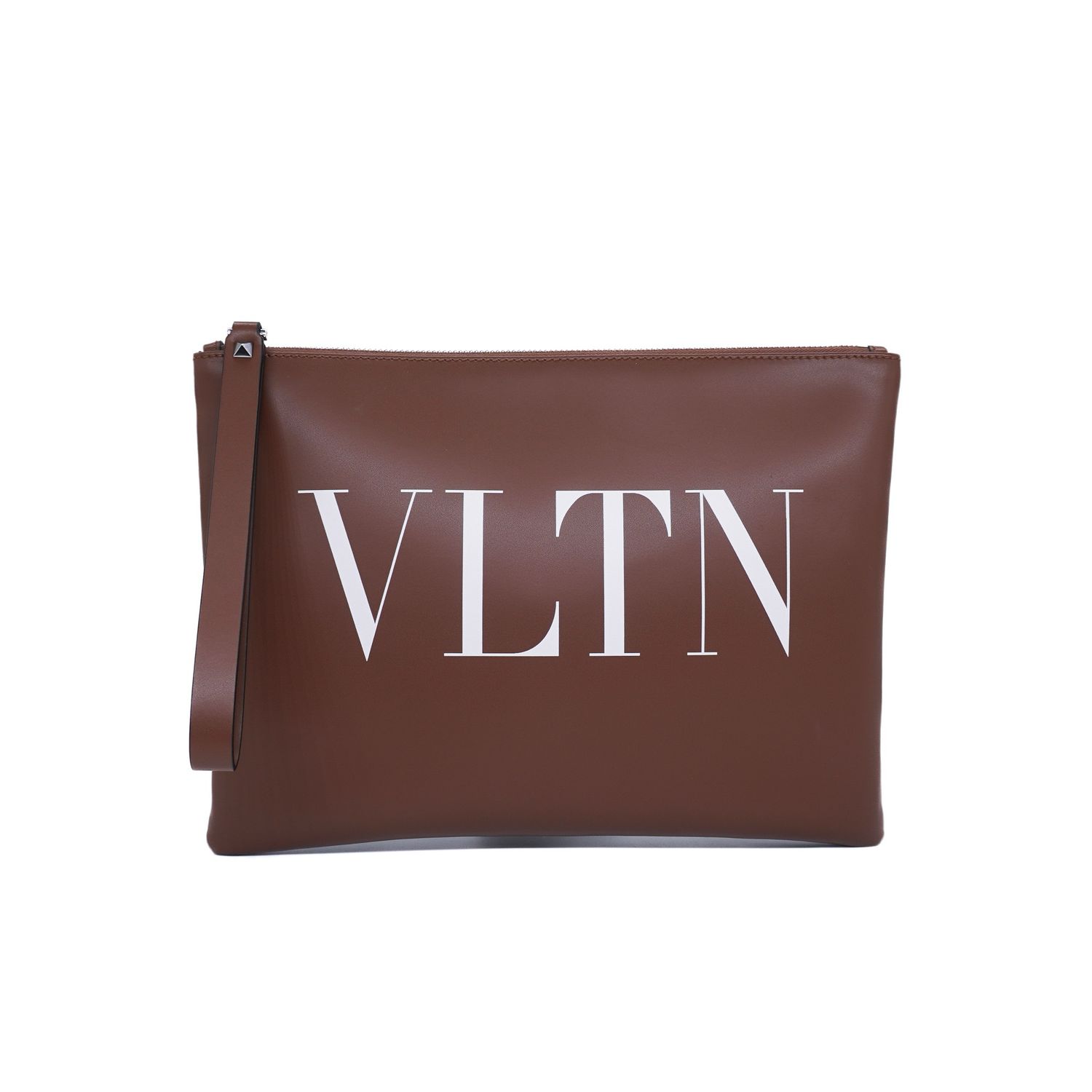 Valentino Garavani VLTN Leather Clutch