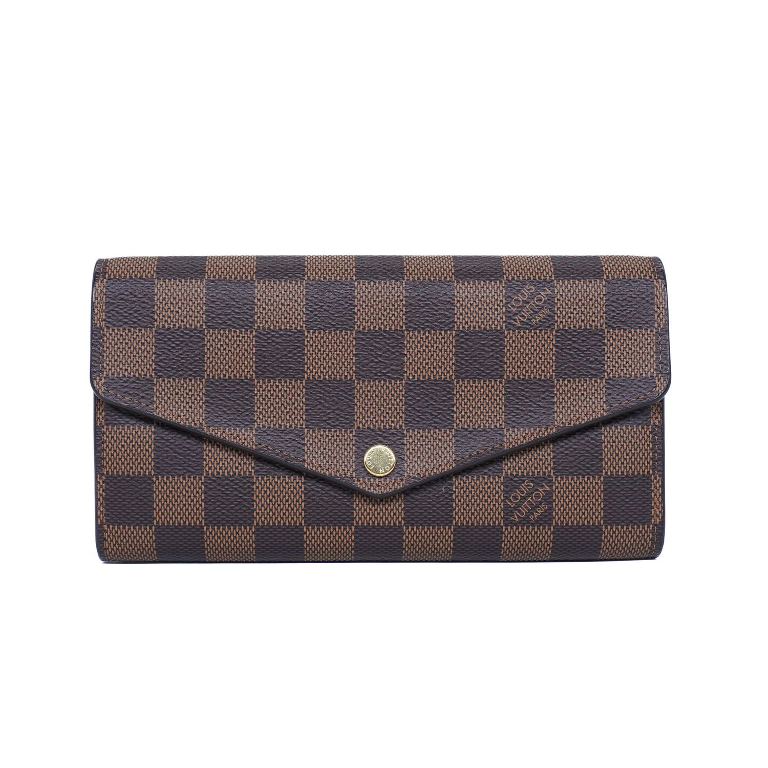 Louis Vuitton Damier Ebene Sarah Wallet.
