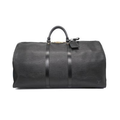 Louis Vuitton Black Epi Keepall 55
