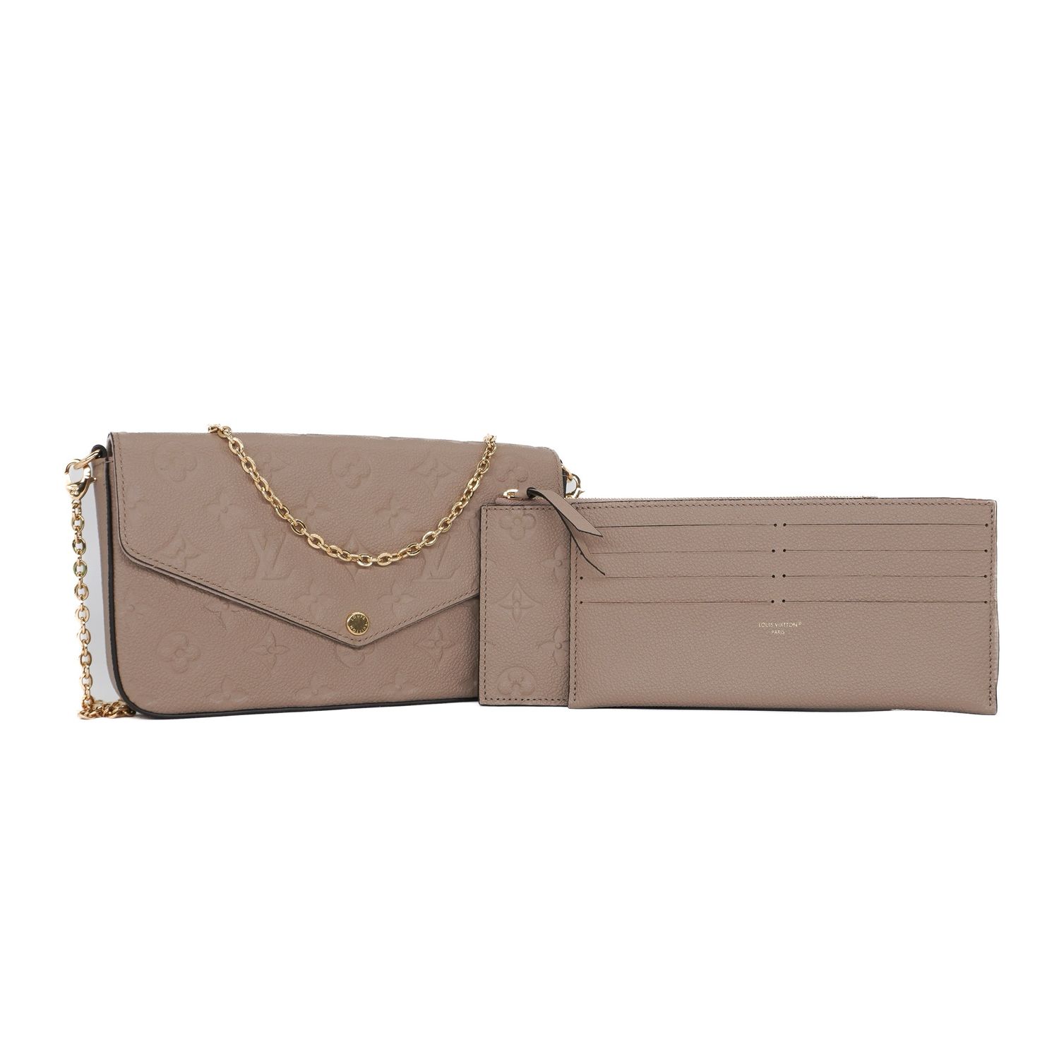 Louis Vuitton Tan Empreinte Monogram Pochette Felicie