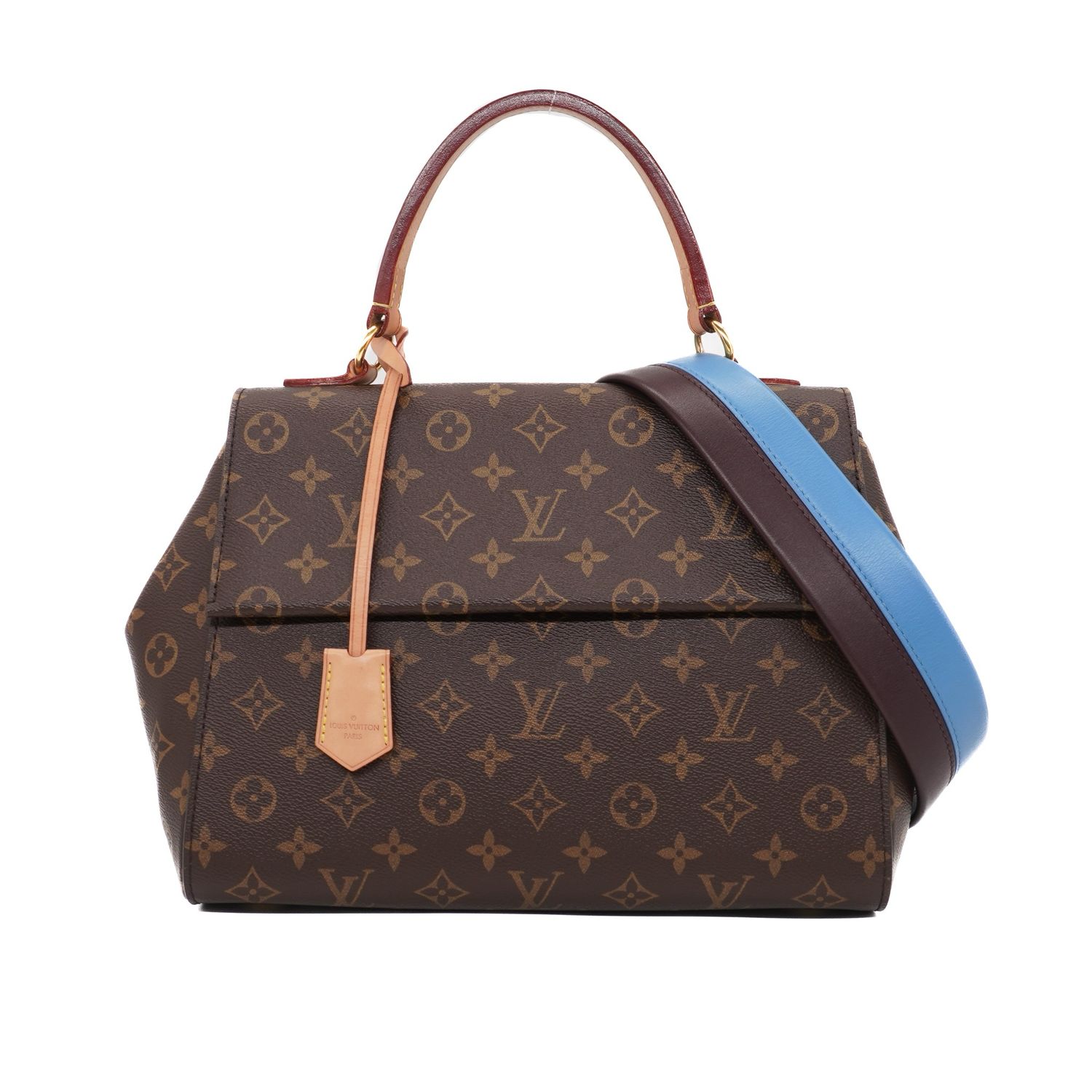 Louis Vuitton Blue Glacial Monogram Cluny MM