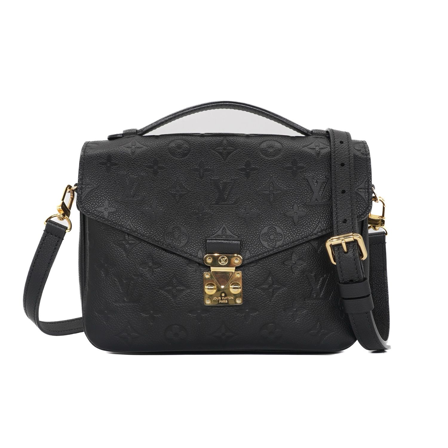 Louis Vuitton Black Empreinte Pochette Metis.