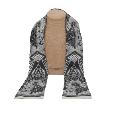 Louis Vuitton Silk Monogram Buildings Bandeau